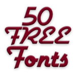 free fonts 50 pack 2 android application logo